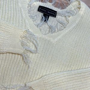 Polly & Esther Yellow Sweater Women’s Small